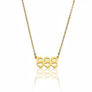 Angel Number 888 Balance Stainless Steel Necklace